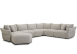 Playful - 6 Piece Modular Sectional - Canes Cobblestone