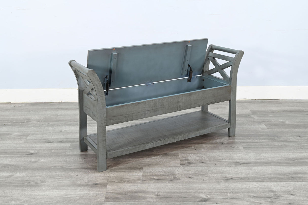 48" Accent Bench With Storage