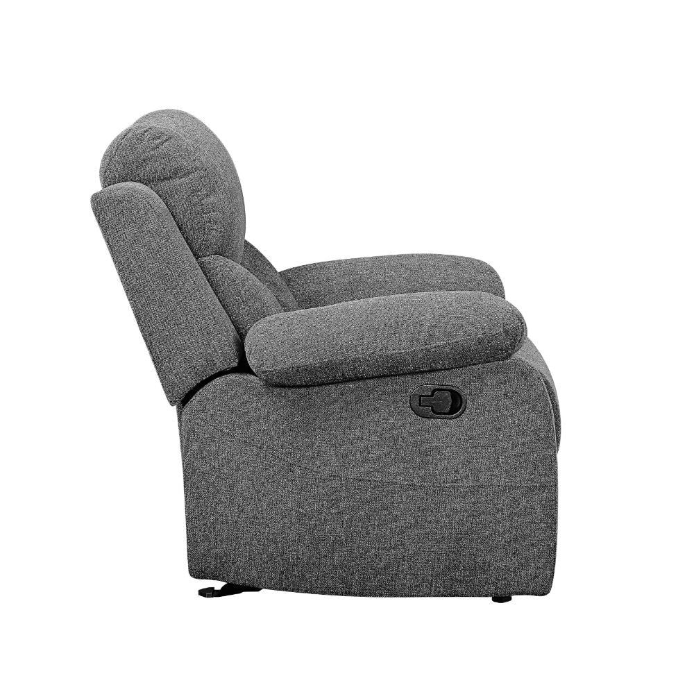Kalen - Sillón reclinable planeador - Chenilla gris