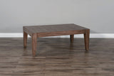 Doe Valley - Mahogany Wood Coffee Table - Taupe Brown
