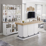 Americana Modern Dining - Bar With Quartz Insert - Cotton alternate view 4