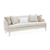 La Marisia - Chenille Sofa - Tranquil / Creamy Pearl