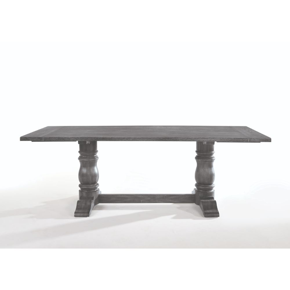 Leventis - Mesa de comedor - Gris envejecido - 30"