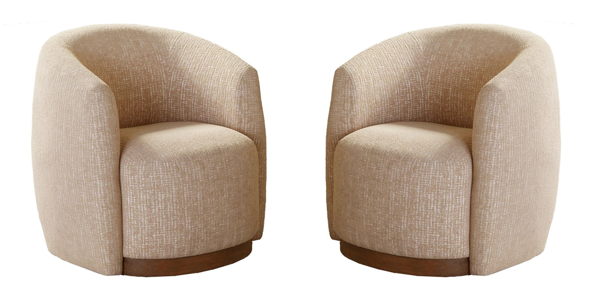 Tatum - Sillón giratorio decorativo