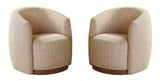 Tatum - Sillón giratorio decorativo