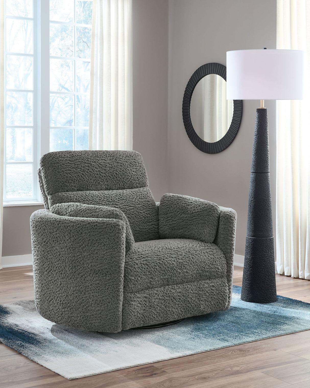 Gosaldo - Sillón Reclinable Giratorio y Mecedor