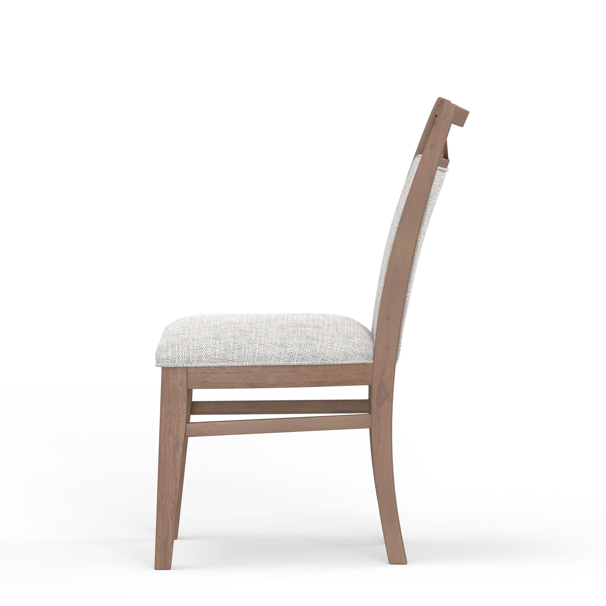 Americana Modern Dining - Silla de Comedor Tapizada (Juego de 2) - Blanco Algodón