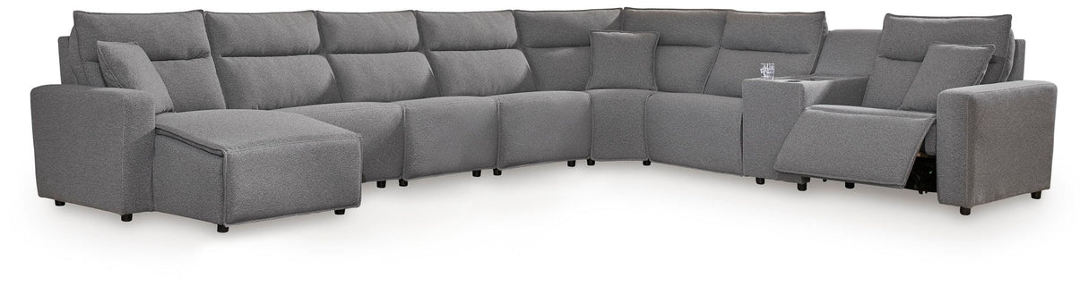 Modmax II - Seccional reclinable - Sal y pimienta