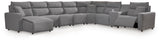 Modmax II - Seccional reclinable - Sal y pimienta
