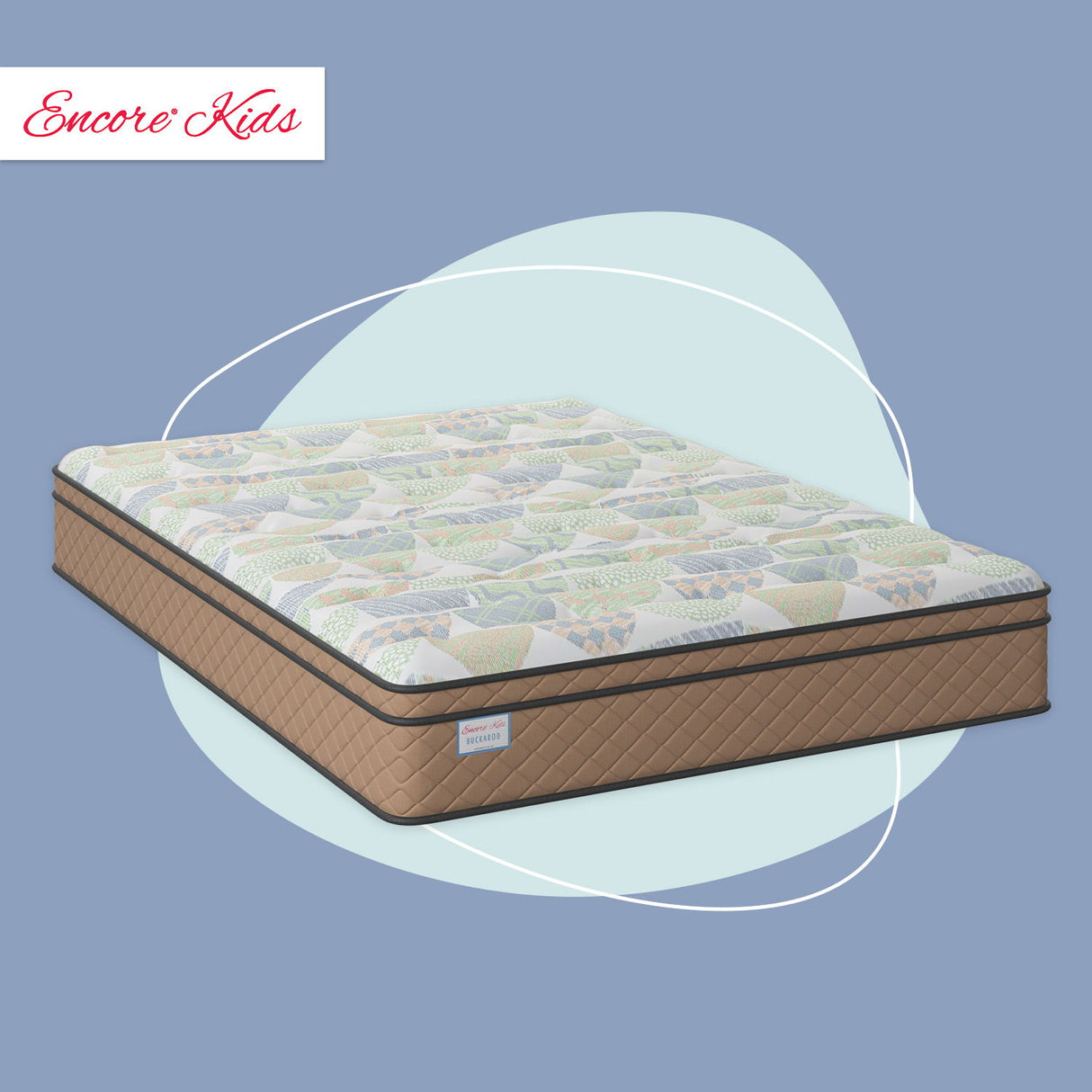 Encore Kids - Buckaroo Faux Euro Top Medium Mattress