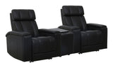 Phoenix - Sillón Reclinable de Cine en Casa de 2 Asientos Zero Gravity Power Con Cuña y Audio Inmersivo