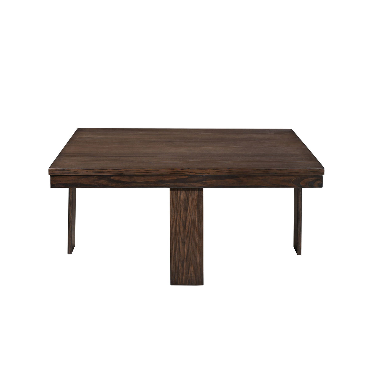 Paxton - Juego de Sala de Estar de 5 Piezas (Mesa de Centro con Almacenamiento y 4 Otomanas con Respaldo) - Marrón Oscuro