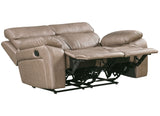 Theon - Sofá de dos plazas reclinable - Stokes Toffee
