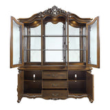 Latisha - Mueble de Cocina con Vitrina - Acabado Roble Antiguo