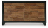 Kraeburn - Dresser - Brown / Black
