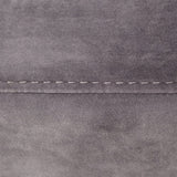 Roxbury Park - Velvet Chaise - Gray Pearl / Stainless Steel