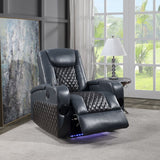 Alair - Sillón reclinable eléctrico con Bluetooth, cargador inalámbrico y portavasos