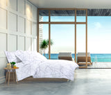 Lennox - 6 Piece King Comforter Set - White