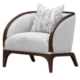 Houston - Matching Chair - Pebble / Walnut