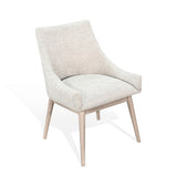 Olivia - Lowback Cushioned Gray Dining Chair (Set of 2) - Wheat