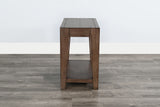 Doe Valley - Mahogany Wood Coffee Table With Casters