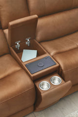 Seccional reclinable eléctrico Belmont - Zero Gravity con reposacabezas ajustables eléctricamente