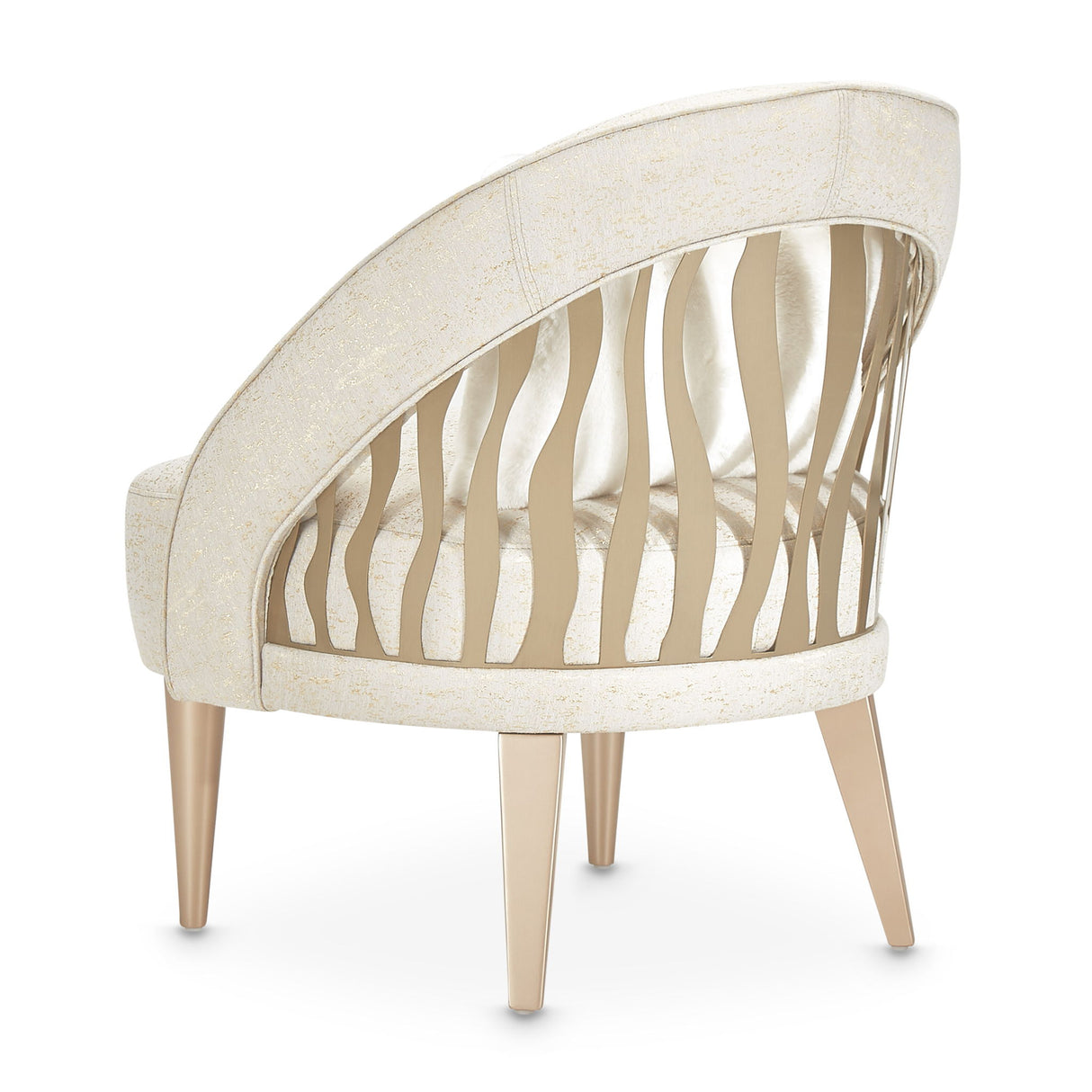La Rachelle - Flame Chair - Gold Rush / Champagne