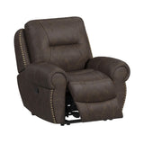 Topeka - Recliner - Rocky Brown