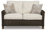 Paradise Trail - Medium Brown - Loveseat w/Cushion