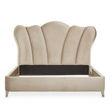 Villa Cherie - Channel Tufted Bed