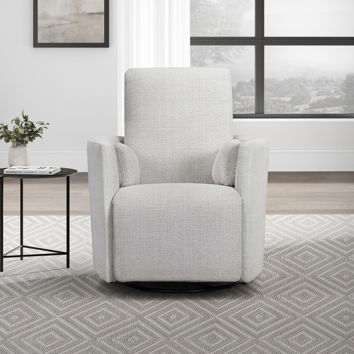 Turner - Sillón reclinable giratorio manual