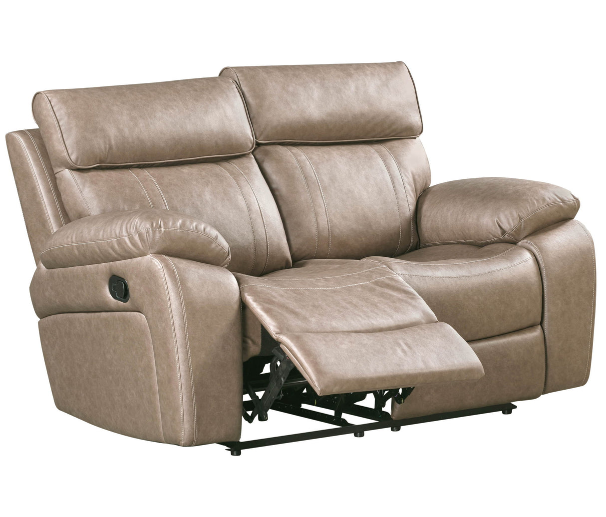 Theon - Sofá de dos plazas reclinable - Stokes Toffee