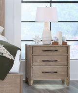 Breckenridge - 3 Drawer Nightstand With USB/C Port - Brown