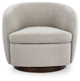 Annbury - Swivel Accent Chair - Light Beige alternate view 2