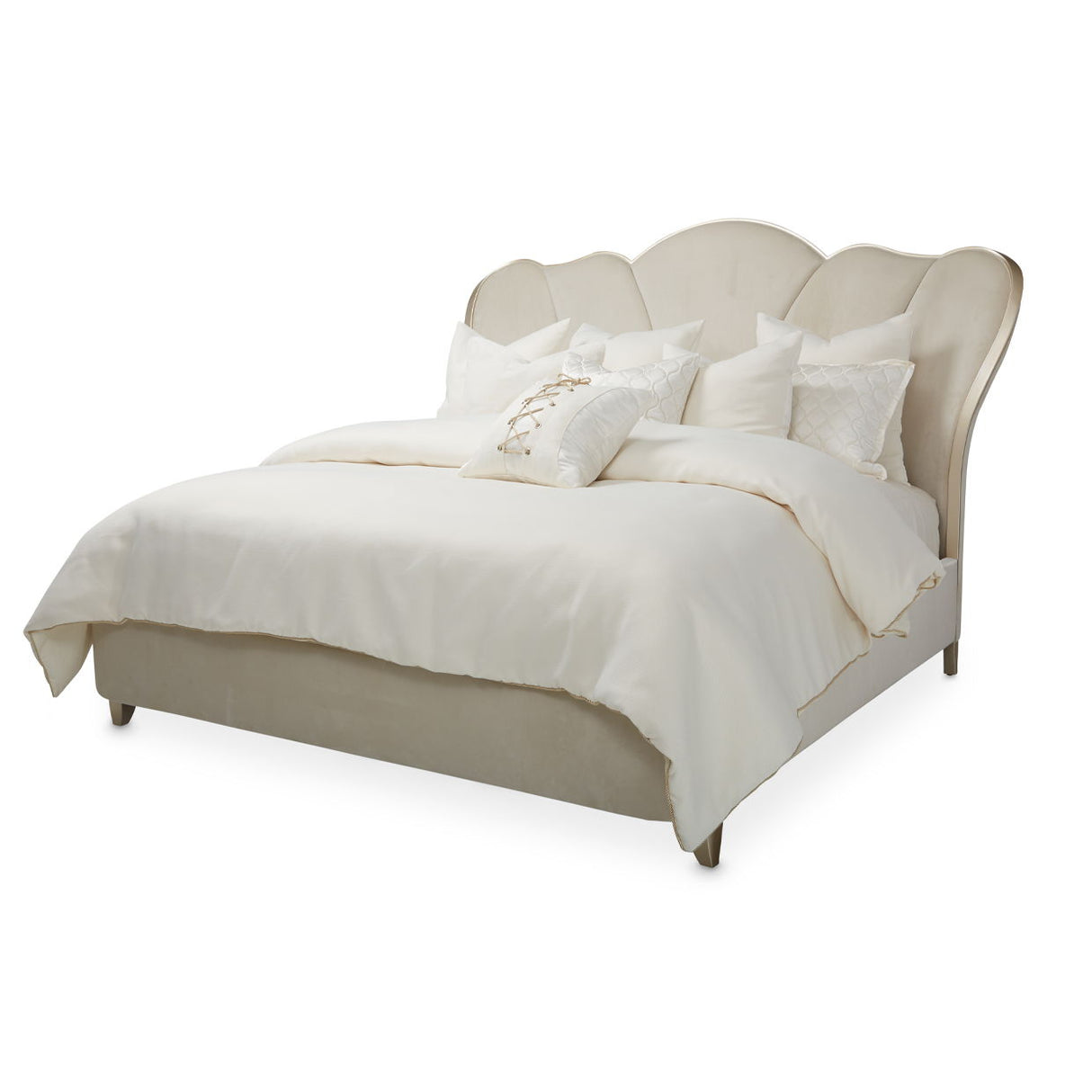 Villa Cherie - Channel Tufted Bed