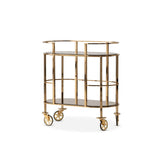 Savannah Breeze - Bar Cart - Bright Gold
