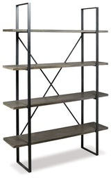 Gilesgrove - Bookcase - Black / Gray