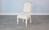 Carriage House - Chair With Cushion Seat & Back - White
