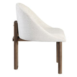 Ouida - Side Chair (Set of 2) - Beige Linen & Brown