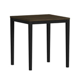 Tulane - Juego de Comedor de 5 Piezas (Mesa de Barra y 4 Sillas de Barra) - Roble y Negro