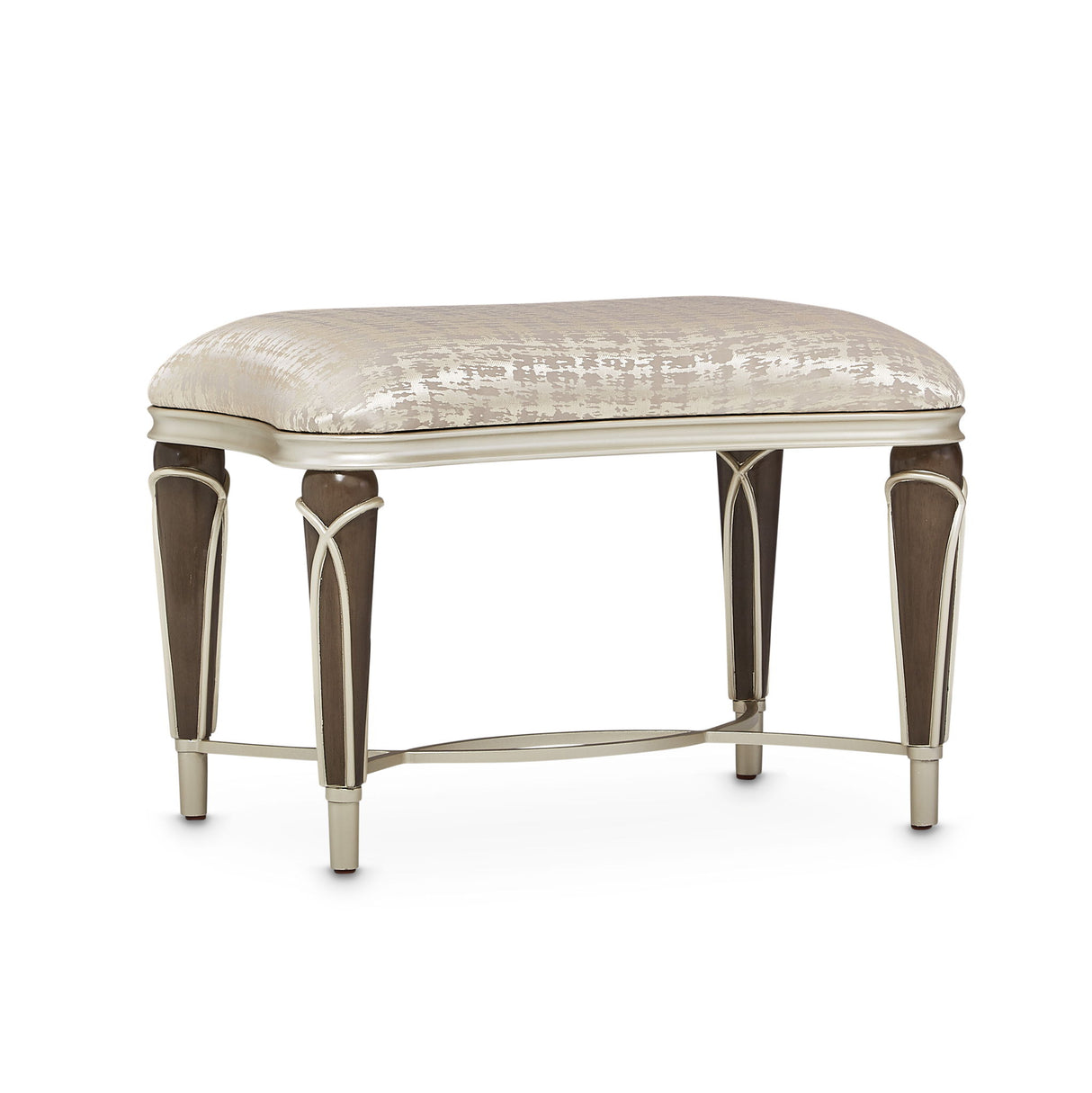 Villa Cherie - Ottoman - Bisque / Hazelnut