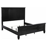 Sandy Beach - 63" Panel Bed with High Headboard