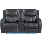 Luna - Power Console Loveseat