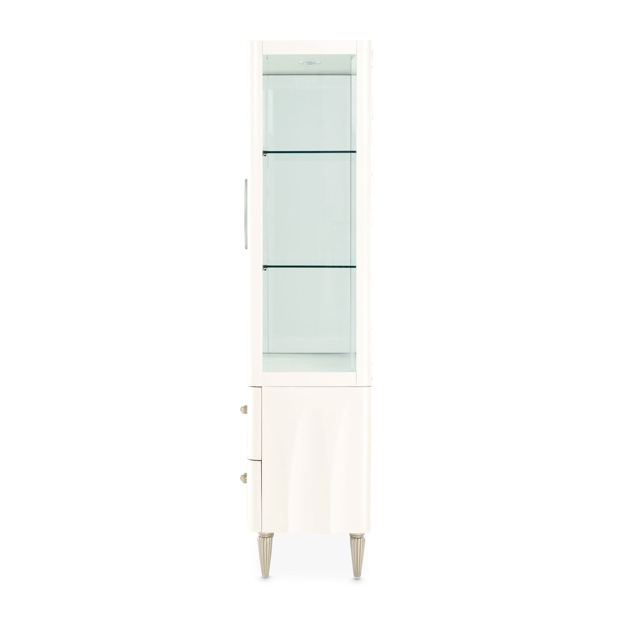 London Place - Display Cabinet - Creamy Pearl