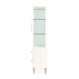 London Place - Display Cabinet - Creamy Pearl