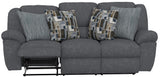 Trifecta - Sofa With 3 Recliners and Drop Down Table