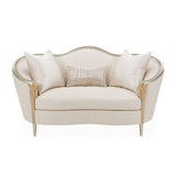 Villa Cherie - Loveseat - Pearl / Caramel