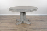 Alpine - Reversible Game And Dining Poker Table - Gray