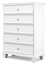 Fortman - Five Drawer Chest - White
