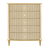 Scotts Square - 5-Drawer Chest - Light Champagne